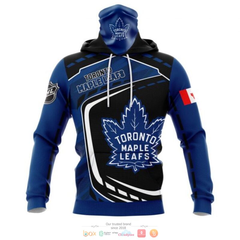 BEST Toronto Maple Leafs black blue all over print 3D shirt, hoodie - Image 4