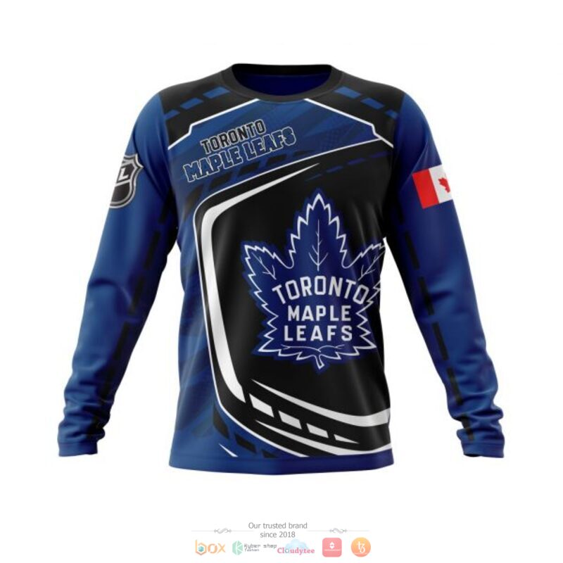 BEST Toronto Maple Leafs black blue all over print 3D shirt, hoodie - Image 6