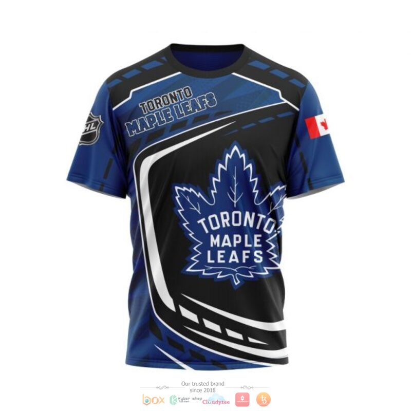 BEST Toronto Maple Leafs black blue all over print 3D shirt, hoodie - Image 8