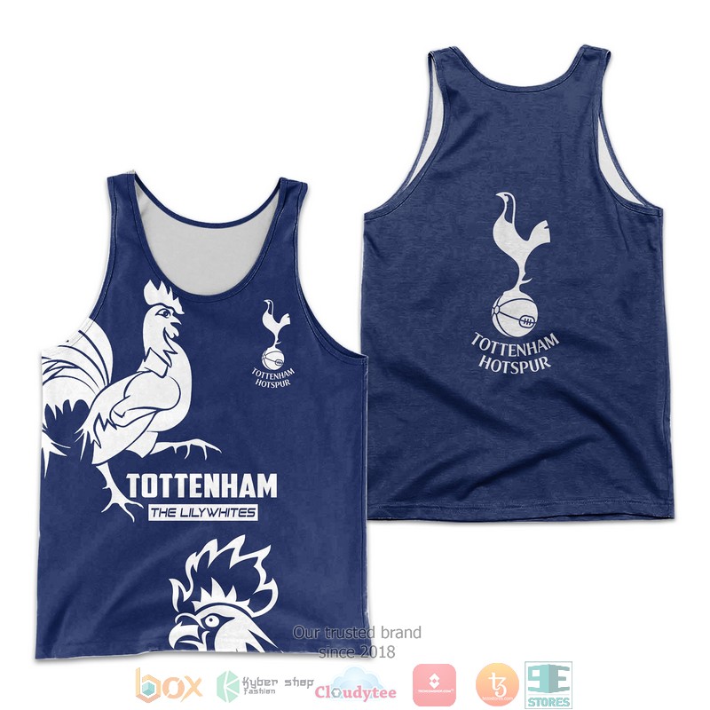 NEW Tottenham The Lilywhites full printed shirt, hoodie 21