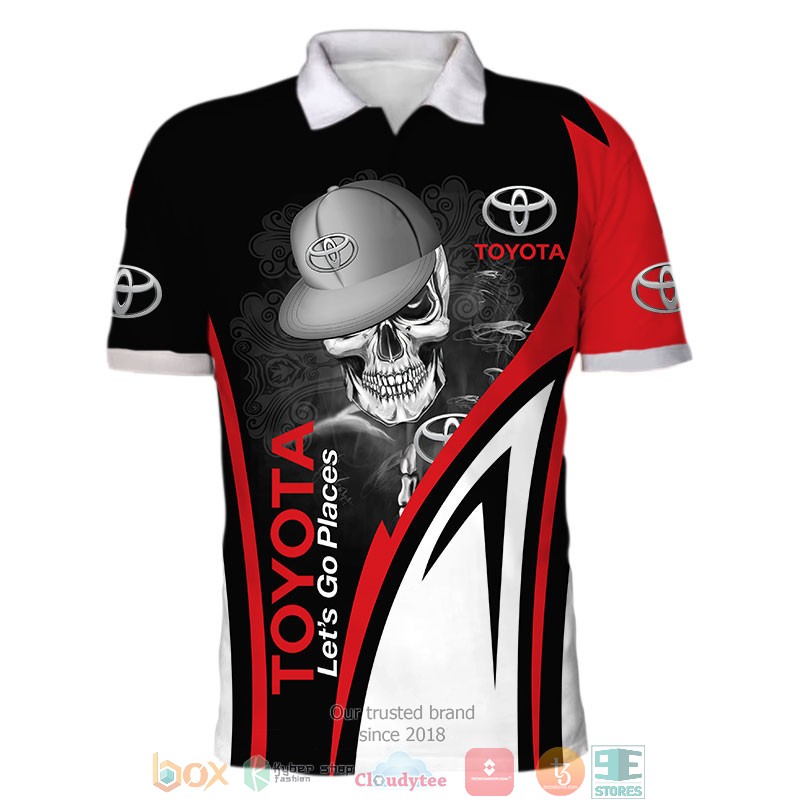NEW Toyota Let's go places Skull full printed shirt, hoodie 9