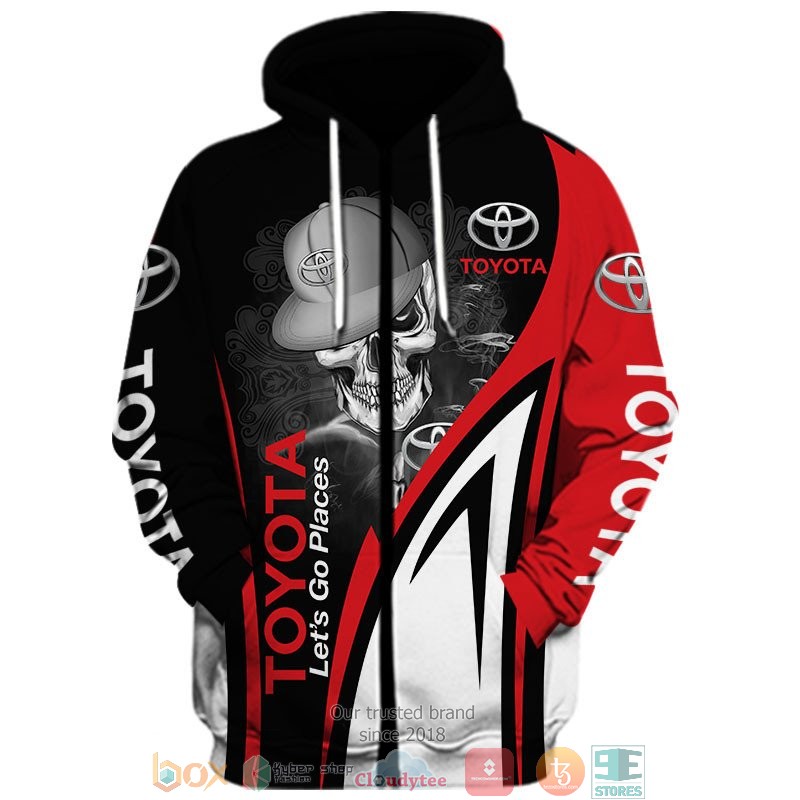 NEW Toyota Let's go places Skull full printed shirt, hoodie 15