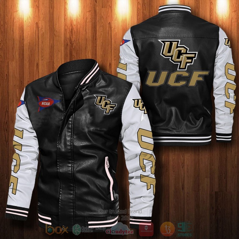 BEST UCF Knights Bomber Leather Jacket 12
