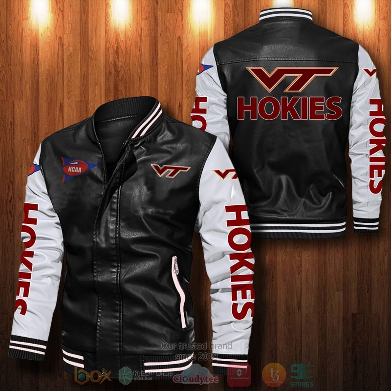 BEST Virginia Tech Hokies Bomber Leather Jacket 12