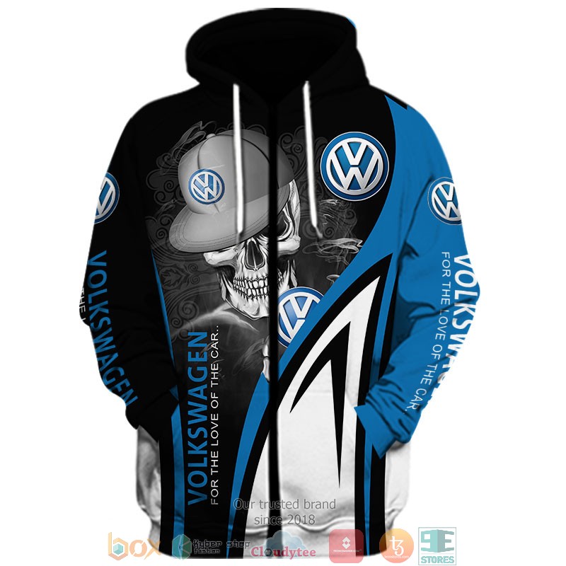 NEW Volkswagen For the love of the car Skull full printed shirt, hoodie 59