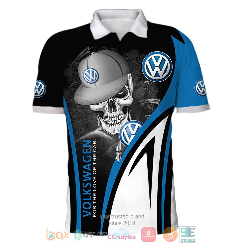 NEW Volkswagen For the love of the car Skull full printed shirt, hoodie 9