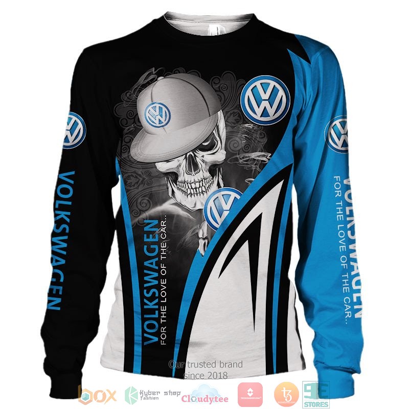 NEW Volkswagen For the love of the car Skull full printed shirt, hoodie 39