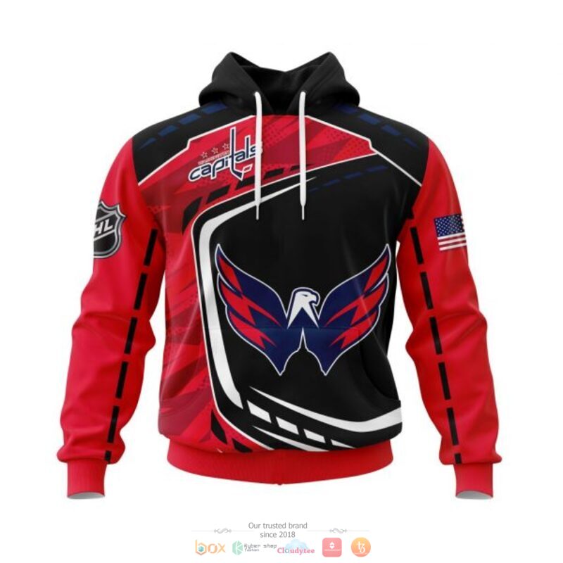 BEST Washington Capitals black red all over print 3D shirt, hoodie 18