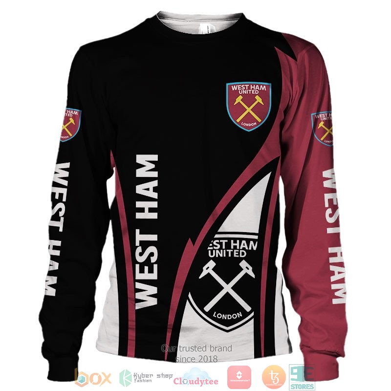 NEW West Ham London full printed shirt, hoodie 16