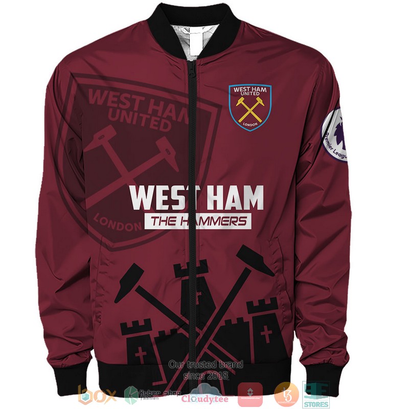 NEW West Ham The Hammers full printed shirt, hoodie 5
