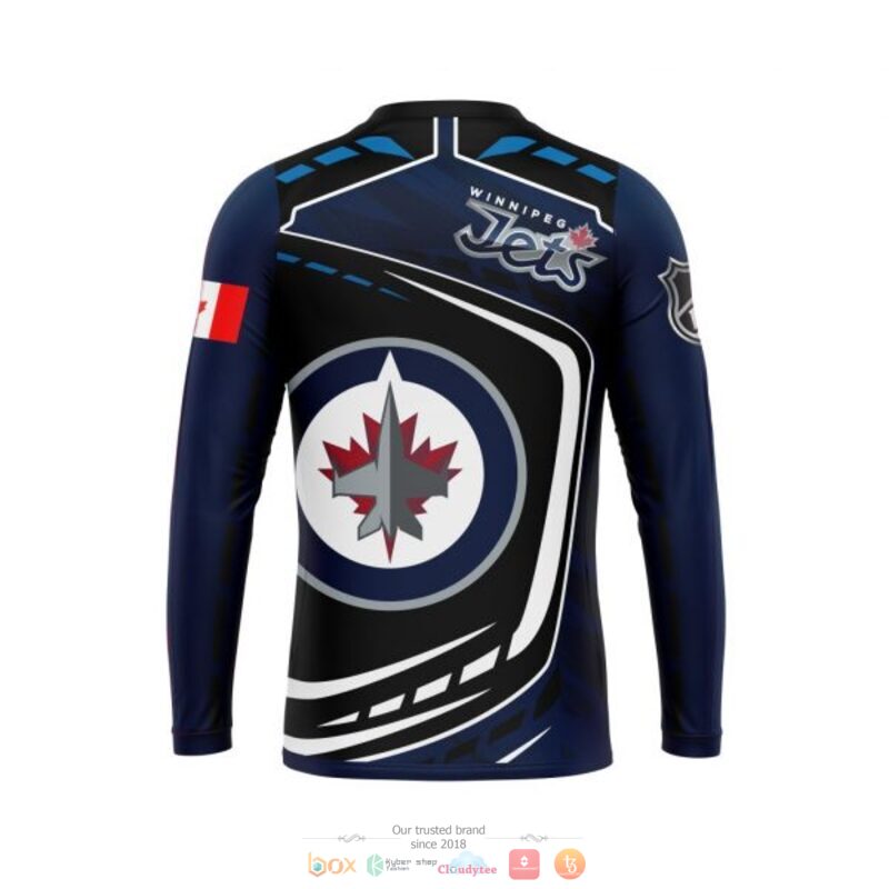 BEST Winnipeg Jets black blue all over print 3D shirt, hoodie - Image 7