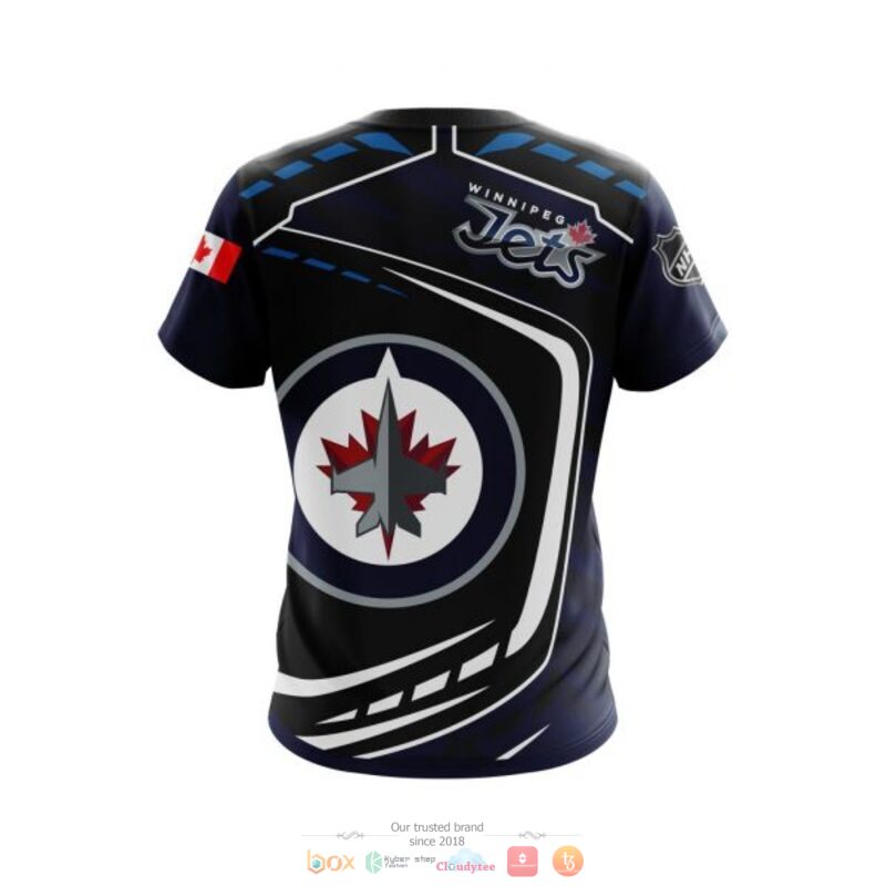 BEST Winnipeg Jets black blue all over print 3D shirt, hoodie - Image 9
