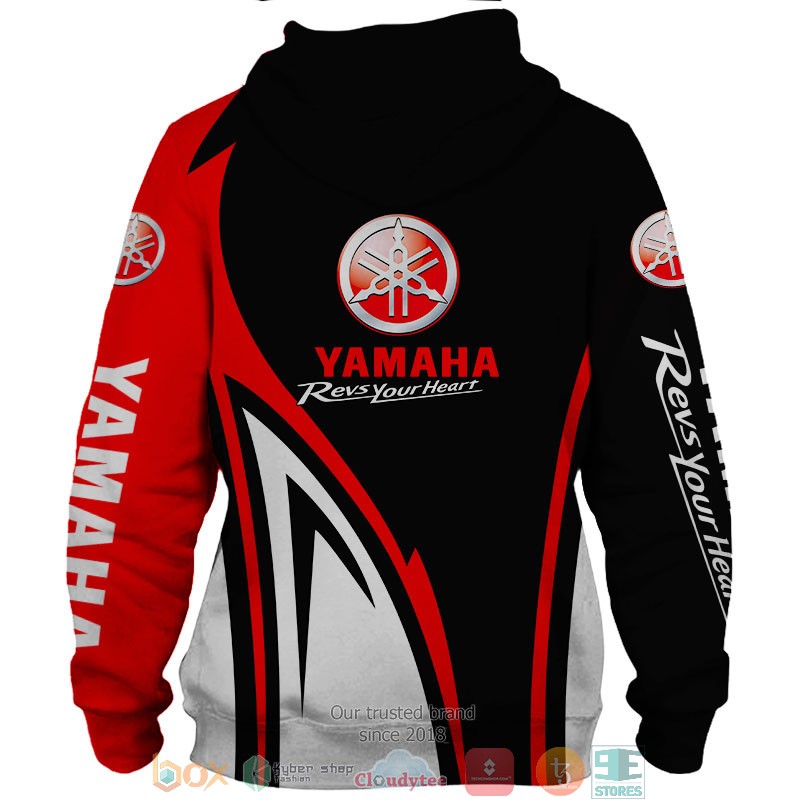 NEW Yamaha Revs Your heart Skull full printed shirt, hoodie 2