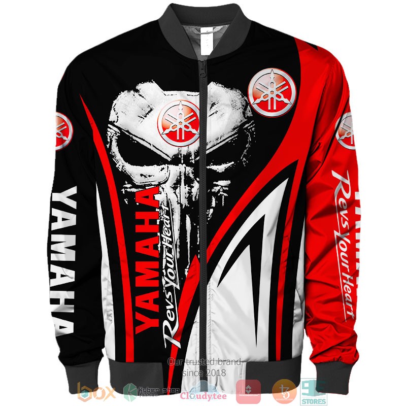 NEW Yamaha Revs Your heart Skull full printed shirt, hoodie 6
