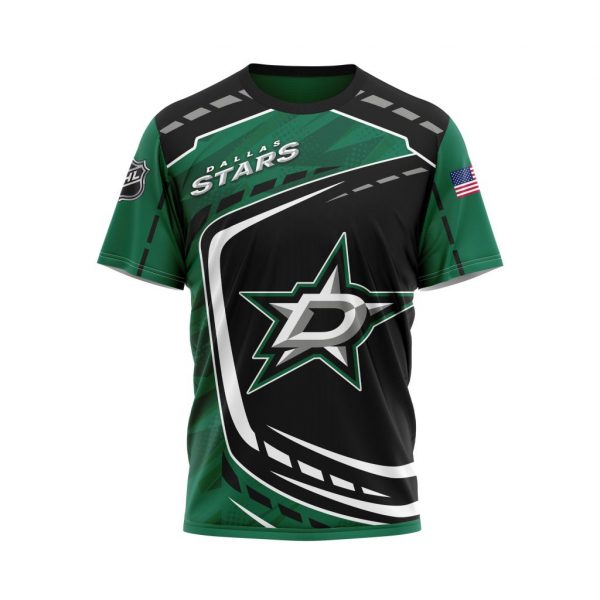 BEST Dallas Stars black green all over print 3D shirt, hoodie 2