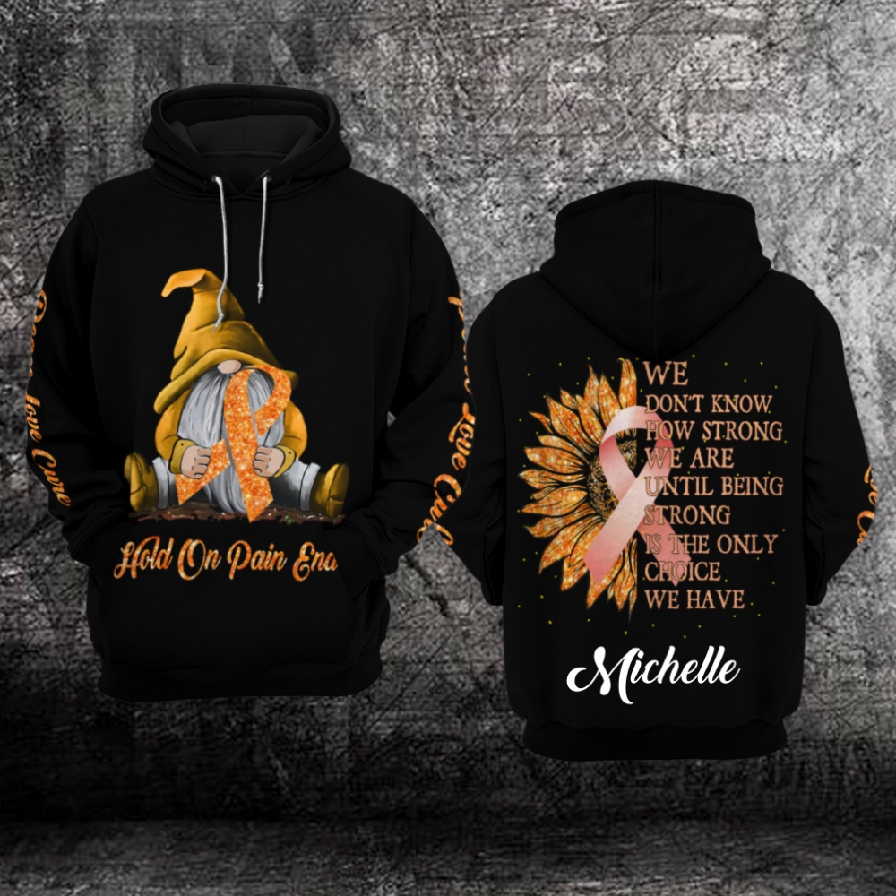 BEST Personalized Witch Hold On Pain End Multiple Sclerosis Awareness custom all over print 3D hoodie 3