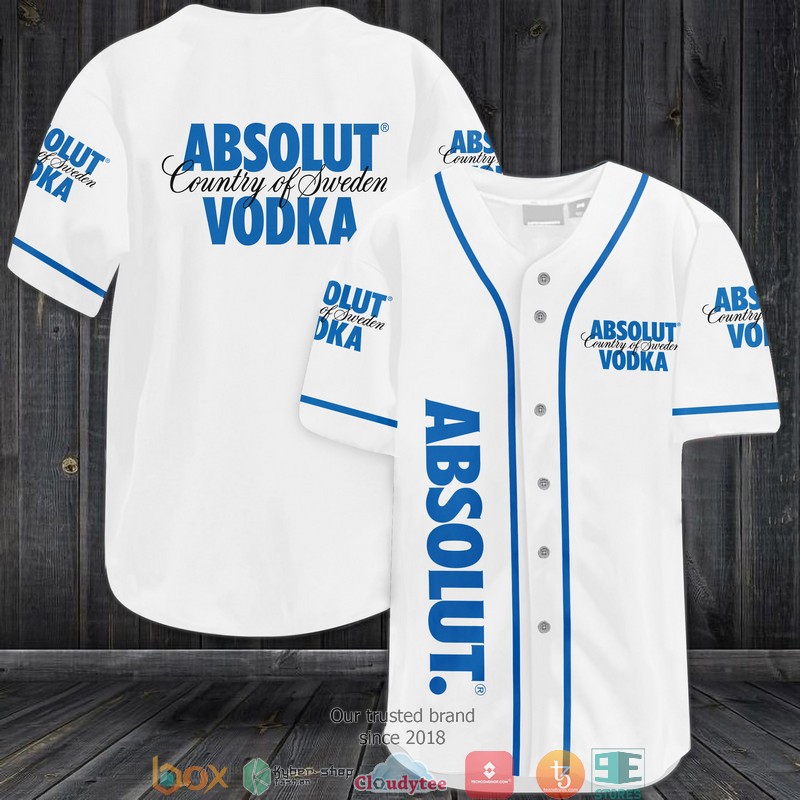 Absolut Vodka Jersey Baseball Shirt 3