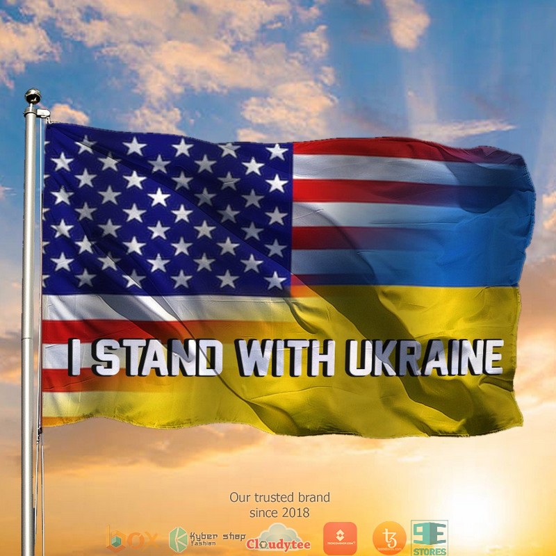 HOT American Stand With Ukraine support flag 8