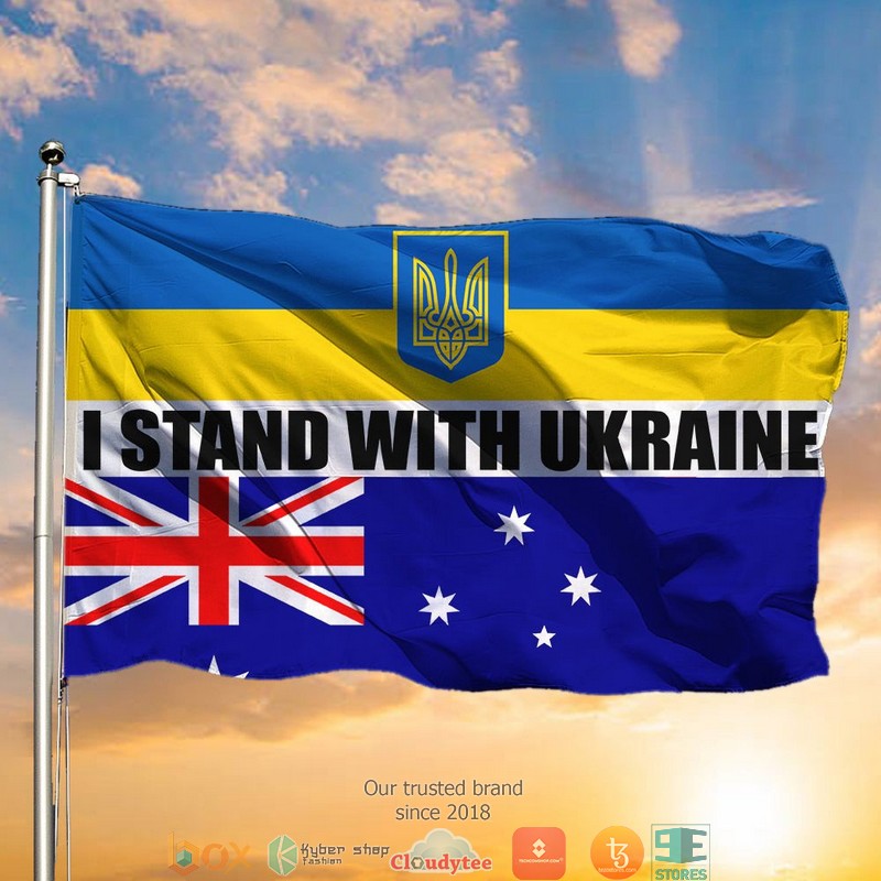 HOT Australia I Stand With Ukraine support flag 8