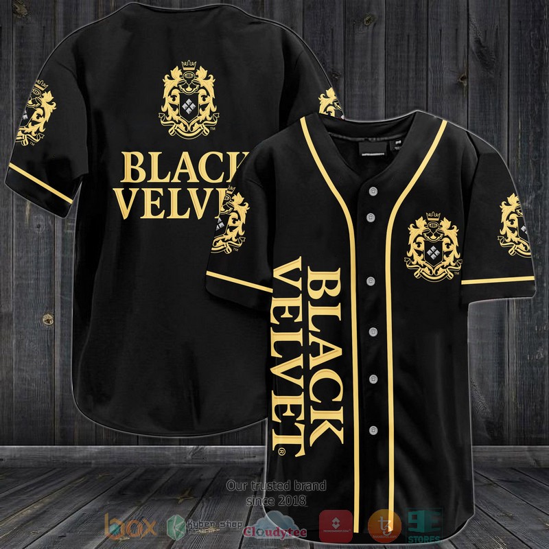 NEW Black Velvet Baseball shirt 2