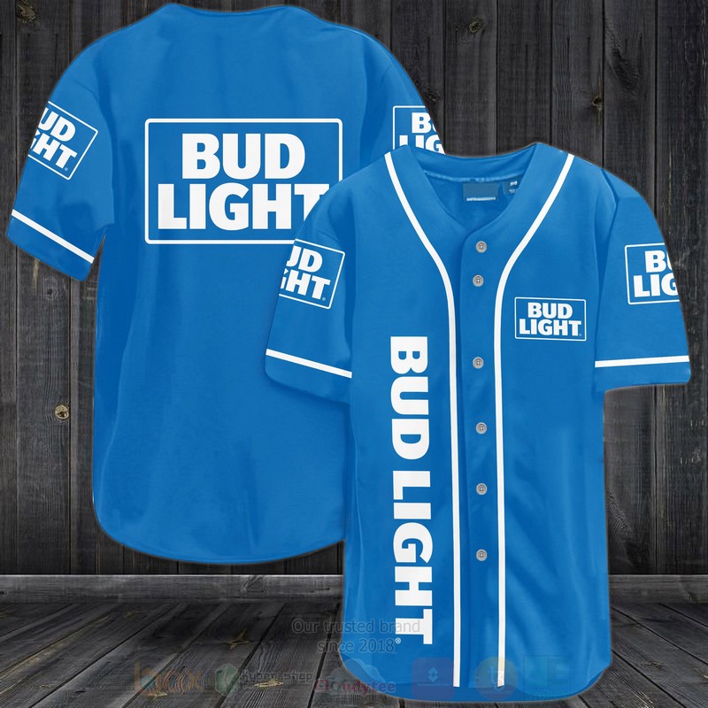 TOP Bud Light AOP Baseball Jersey Shirt 2