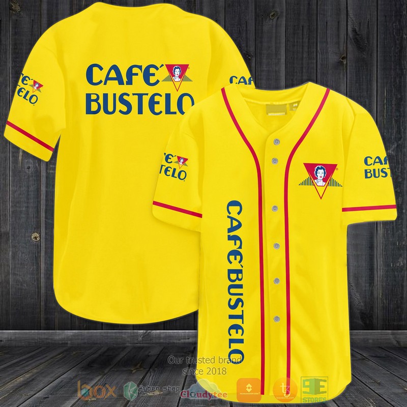 NEW Cafe Bustelo yellow Baseball shirt 3