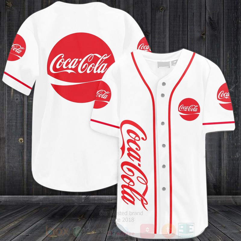 TOP Coca-Cola AOP Baseball Jersey Shirt 2