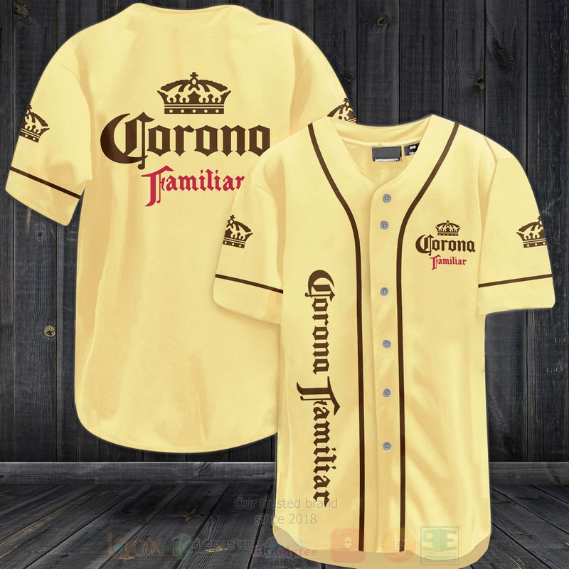 TOP Corona Familiar Beer AOP Baseball Jersey Shirt 2