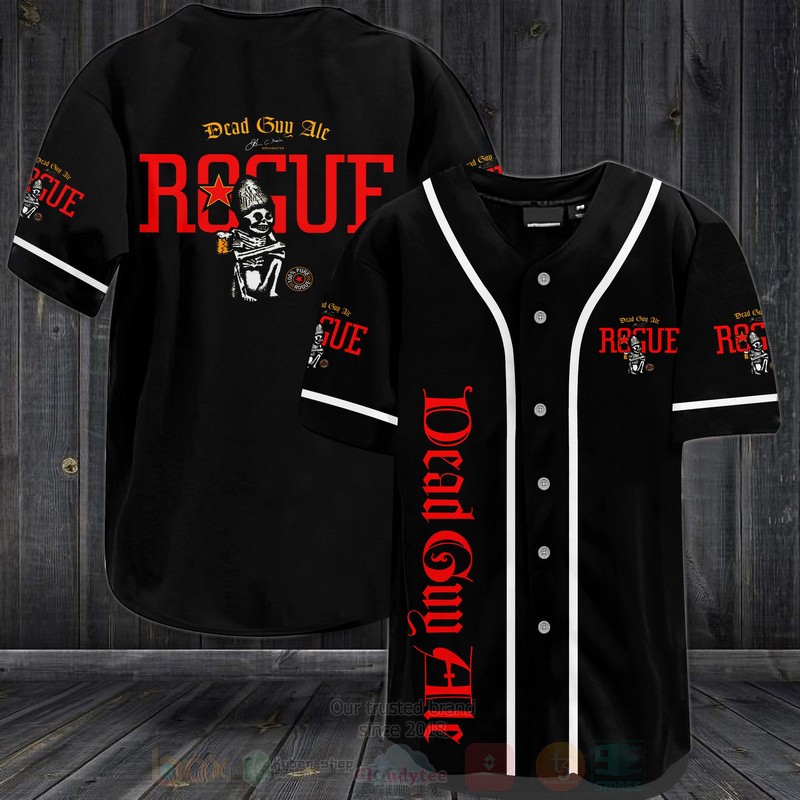 TOP Dead Guy Ale Rogue AOP Baseball Jersey Shirt 2
