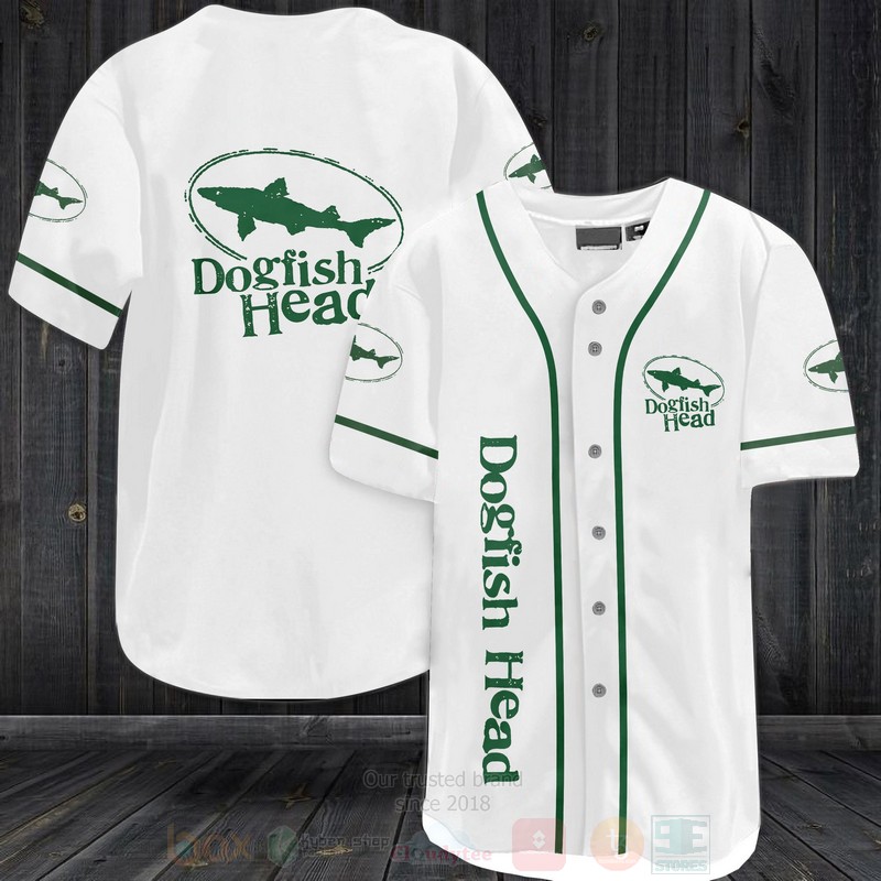 TOP Dogfish Head Brewery AOP Baseball Jersey Shirt 2