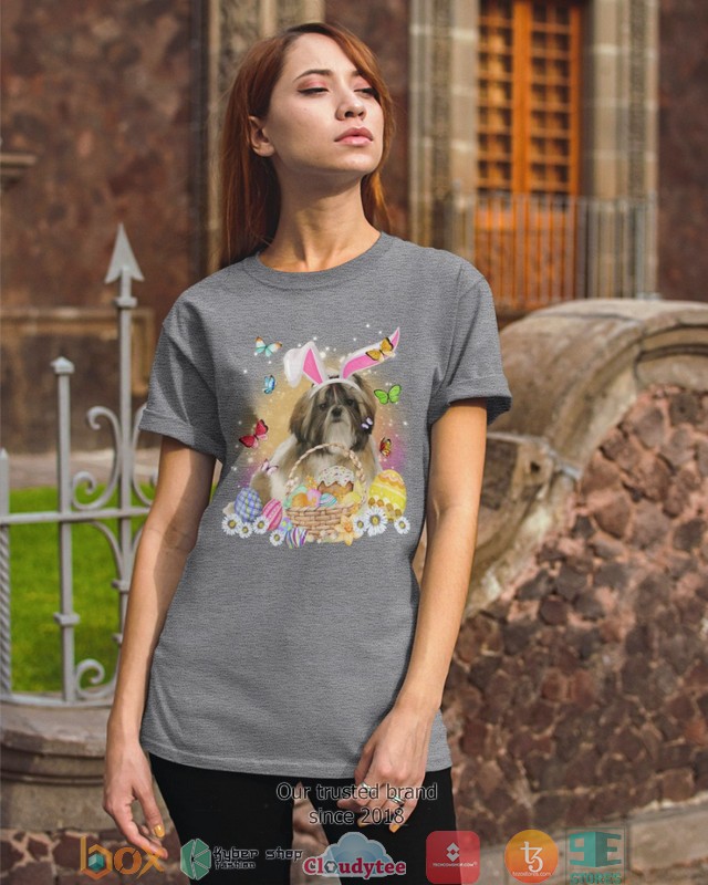 BEST Brown Shih Tzu Easter Bunny 2d shirt, hoodie 14