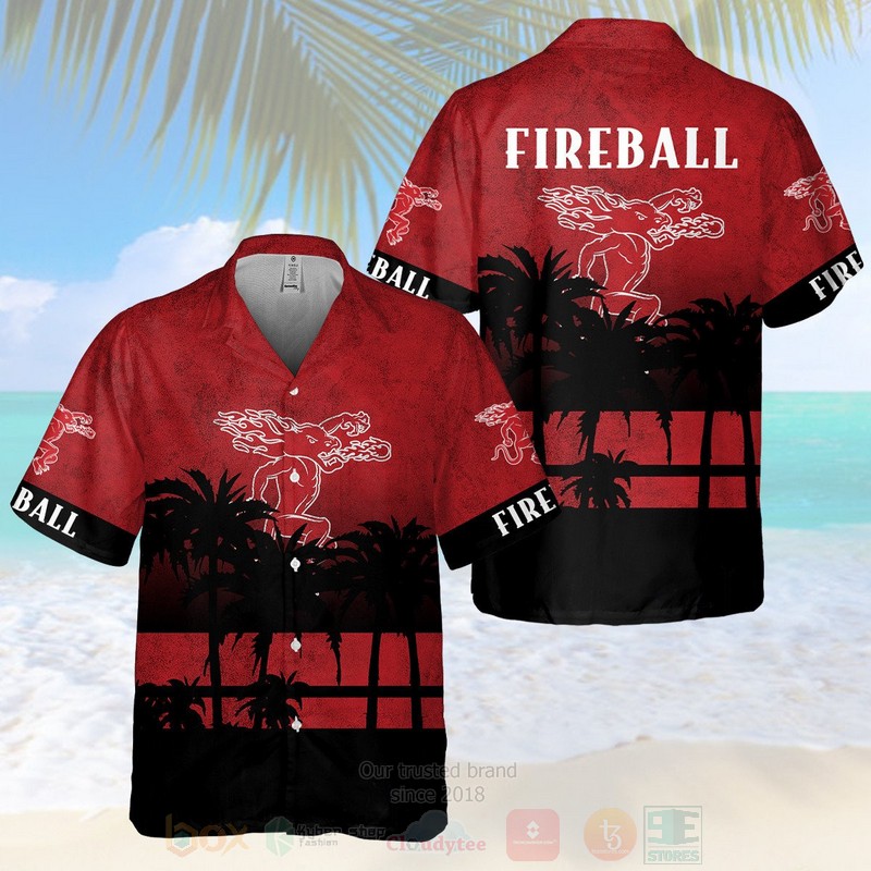 TOP Fireball Cinnamon Whisky Tropical Shirt 6
