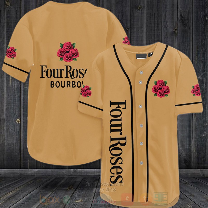 TOP Four Roses Bourbon Baseball-Shirt 3