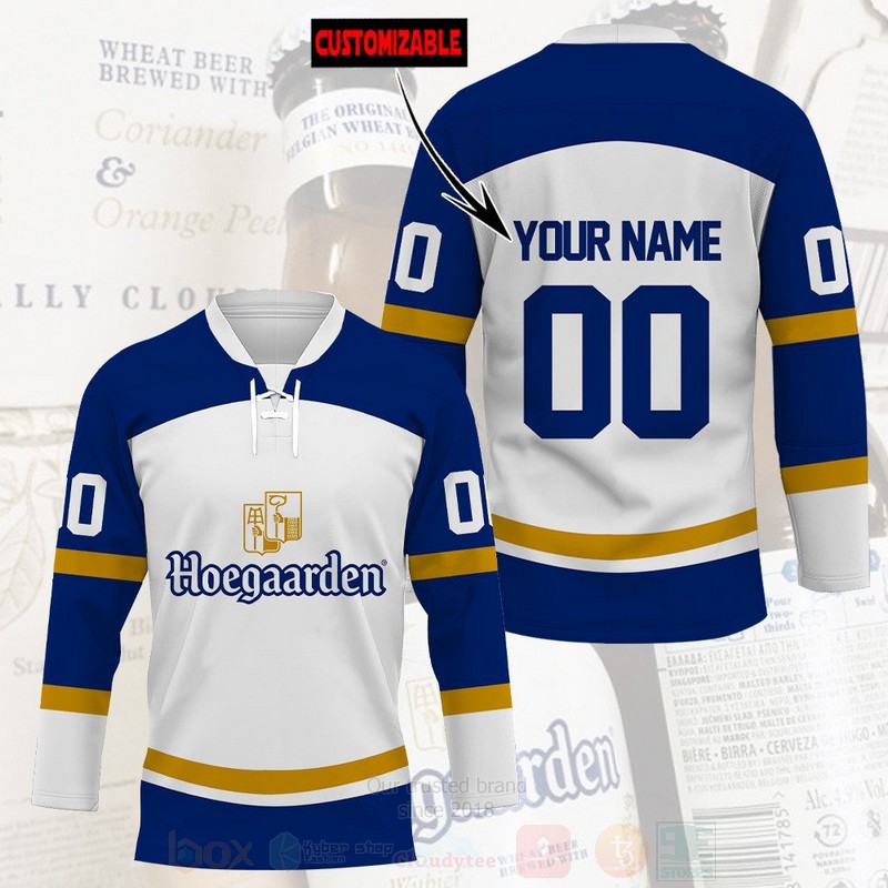 TOP Hoegaarden Personalized Hockey Jersey T-Shirt 5