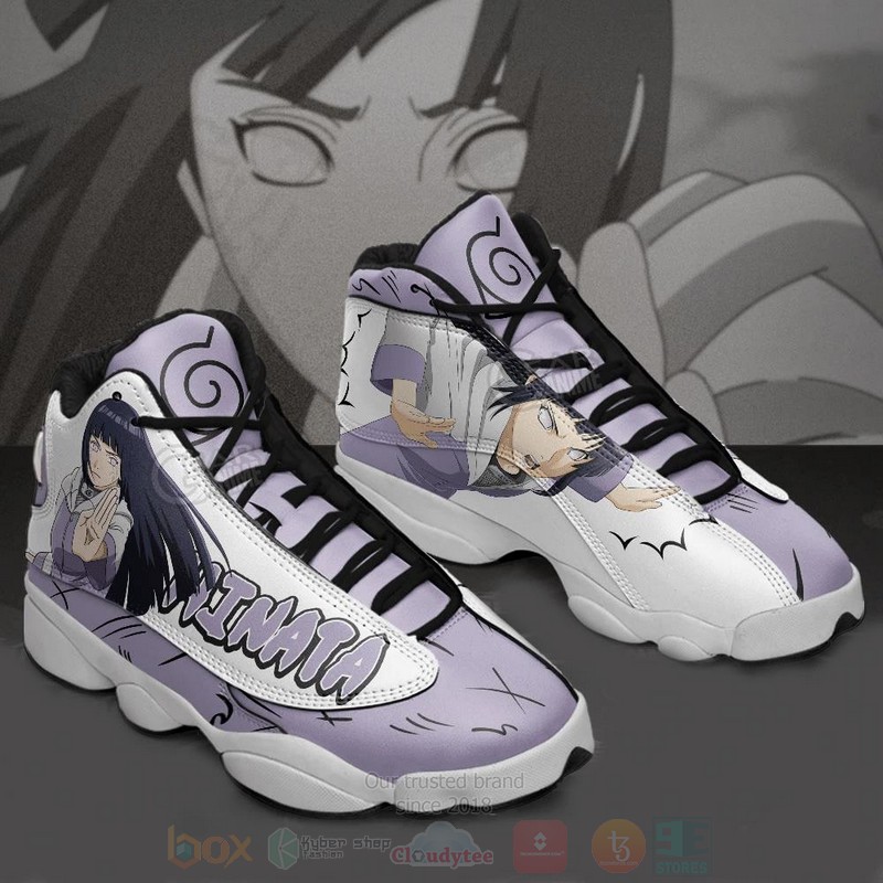 TOP Hyuga Hinata Naruto Custom Anime Jordan 13 Retro