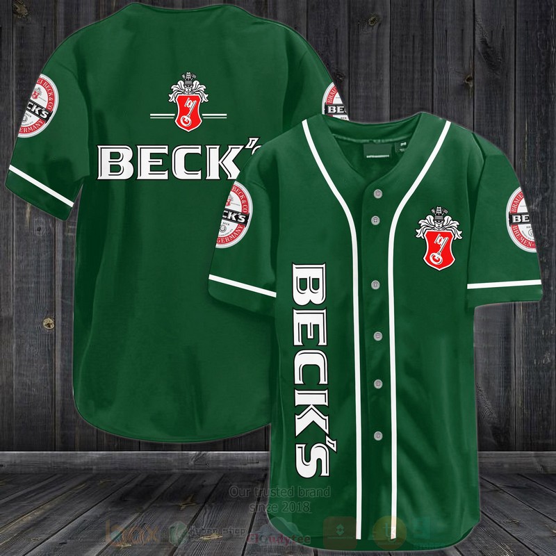 TOP Becks AOP Baseball Jersey Shirt 3