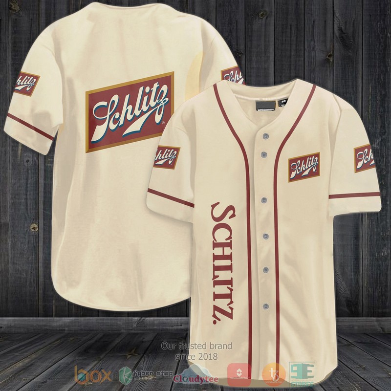 NEW Joseph Schlitz Brewing Company Baseball shirt 2