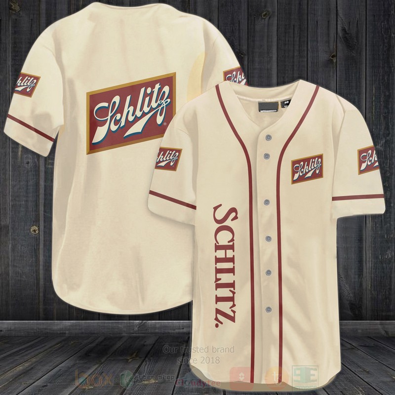 TOP Joseph Schlitz Brewing Company AOP Baseball Jersey Shirt 3