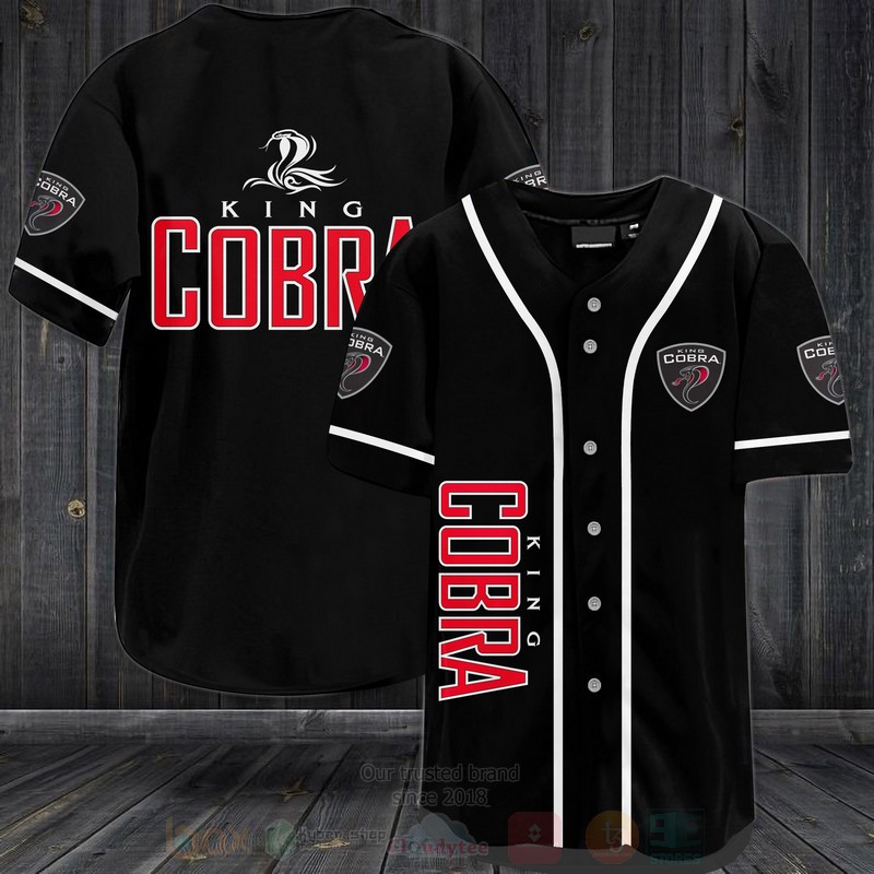 TOP King Cobra Malt Liquor Label AOP Baseball Jersey Shirt 5