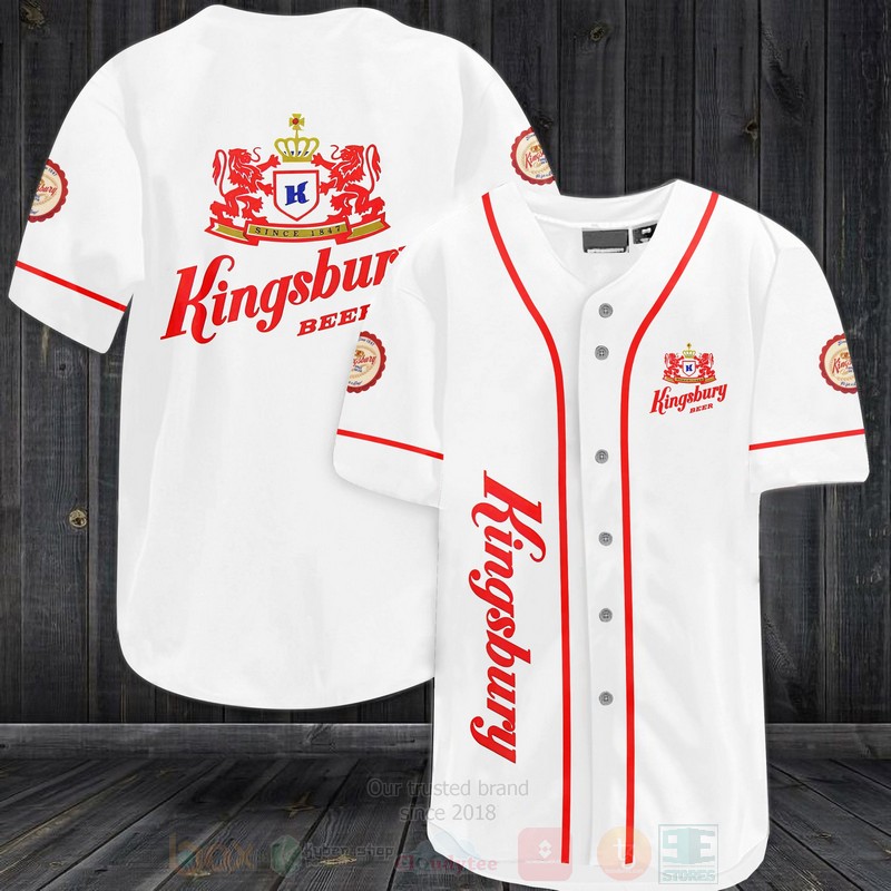 TOP Kingsbury Beer AOP Baseball Jersey Shirt 2