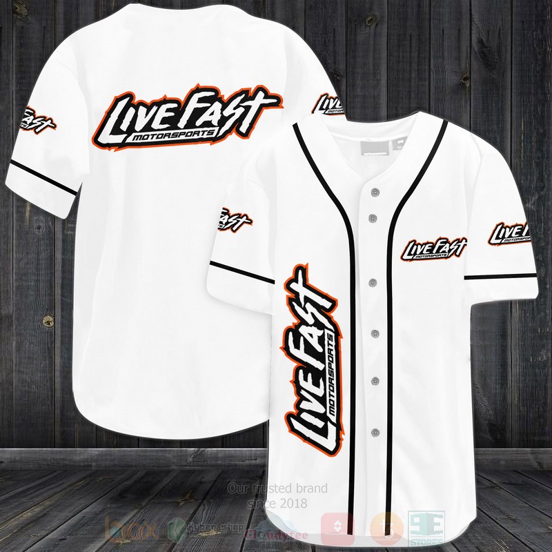 TOP Live Fast Motorsports Baseball-Shirt 3