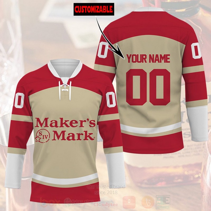 TOP Makers Mark Personalized Hockey Jersey T-Shirt 6