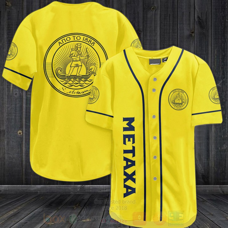 TOP Metaxa Ano 1888 AOP Baseball Jersey Shirt 3