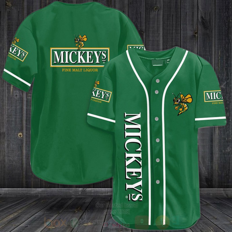 TOP Mickeys Fine Malt Liquor AOP Baseball Jersey Shirt 3