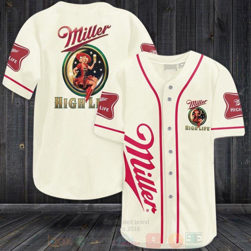 TOP Miller High Life Baseball-Shirt 3