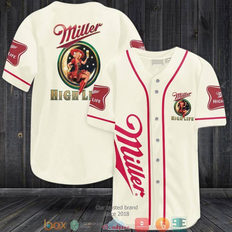 Miller Highlife Jersey Baseball Shirt 6