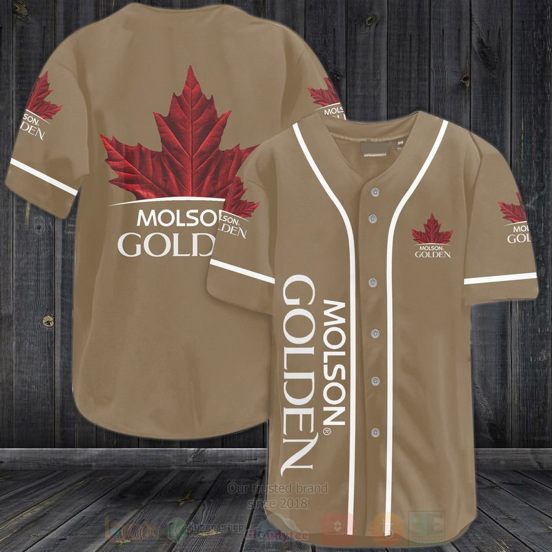 TOP Molson Golden AOP Baseball Jersey Shirt 2