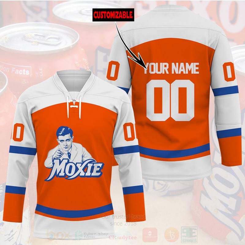 TOP Moxie Personalized Hockey Jersey T-Shirt 4