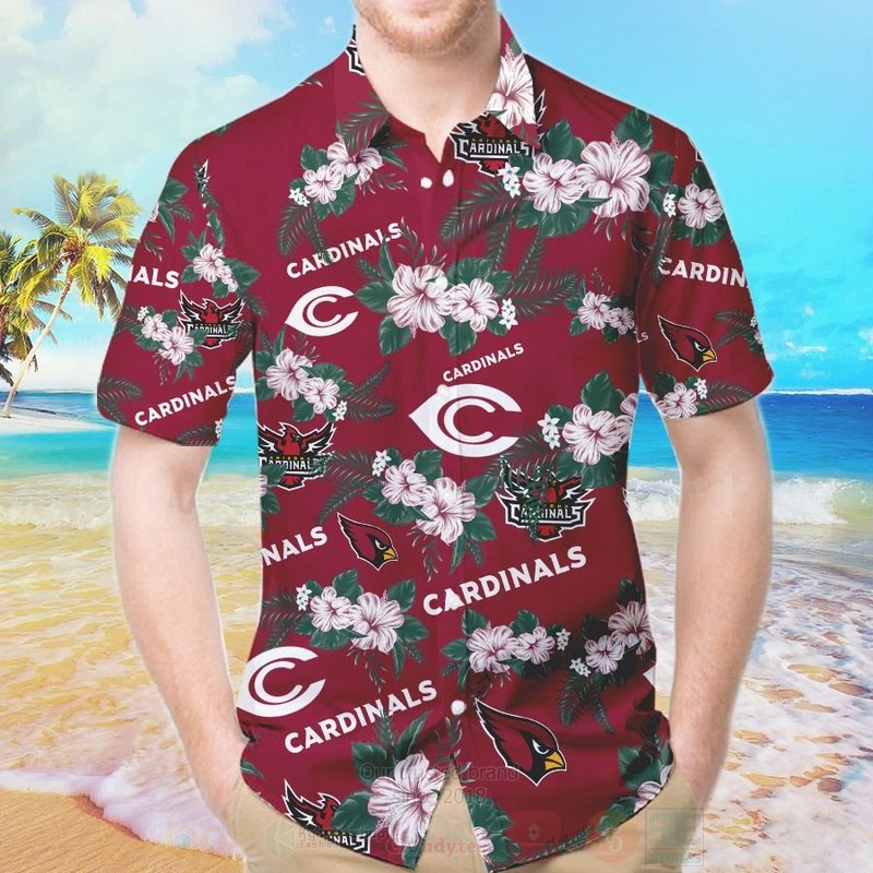 TOP NFL Arizona Cardinals Hibiscus Flower Tropical Shirt, Short 12