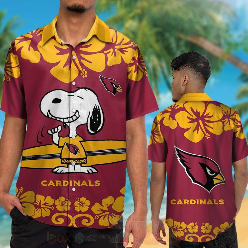TOP NFL Arizona Cardinals and Snoopy Tropical Shirt, Short 12